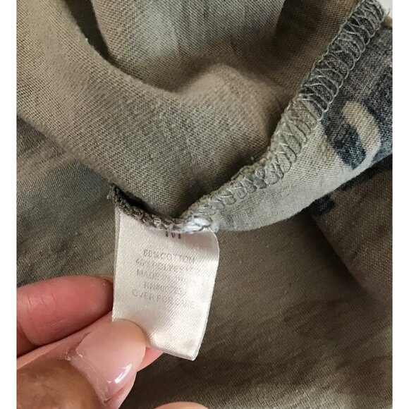 PACSUN, MENS CAMO PRINT LONGER FIT SHORT SLEEVE CREW NECK T-SHIRT SIZE MEDIUM - Picture 7 of 7